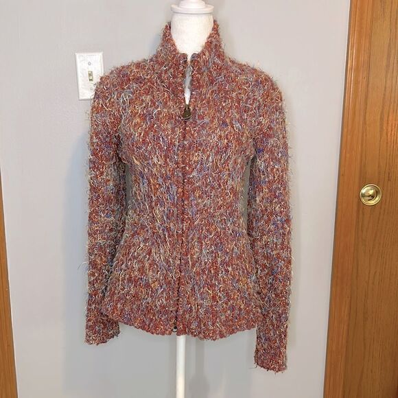 Nordstrom eyelash full zip‎ jacket size S BIN C - Picture 1 of 9